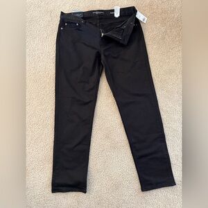 NWT Banana Republic 34/30 Black Athletic Tapered Pants